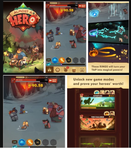 “Almost a Hero” Unity3D mobile game source code 2019.1.14f1 idle clicker RPG character adventure game-Provide massive commercial game source code with available source code